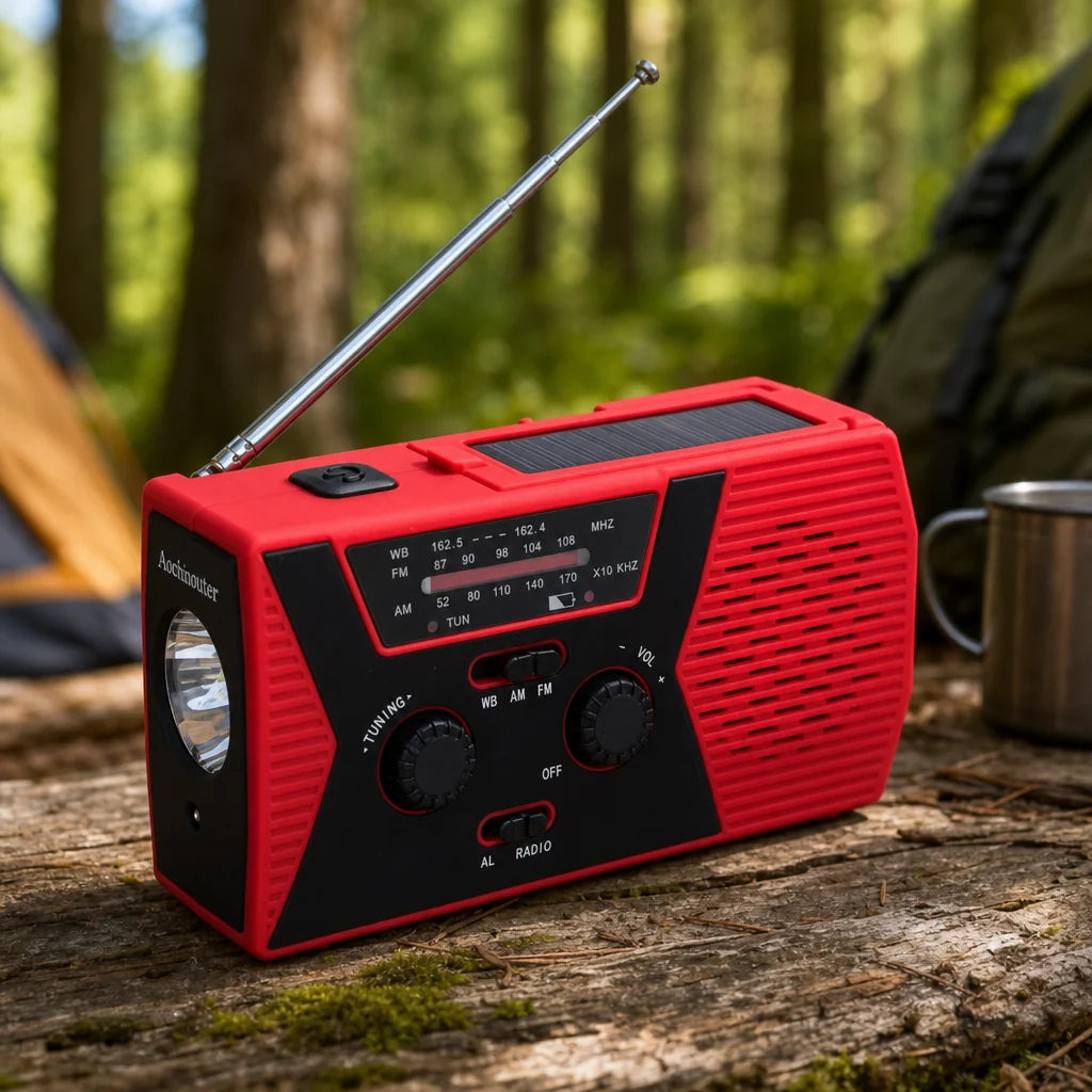 Warden Survival Lifeline Radio 4-in-1 Tool