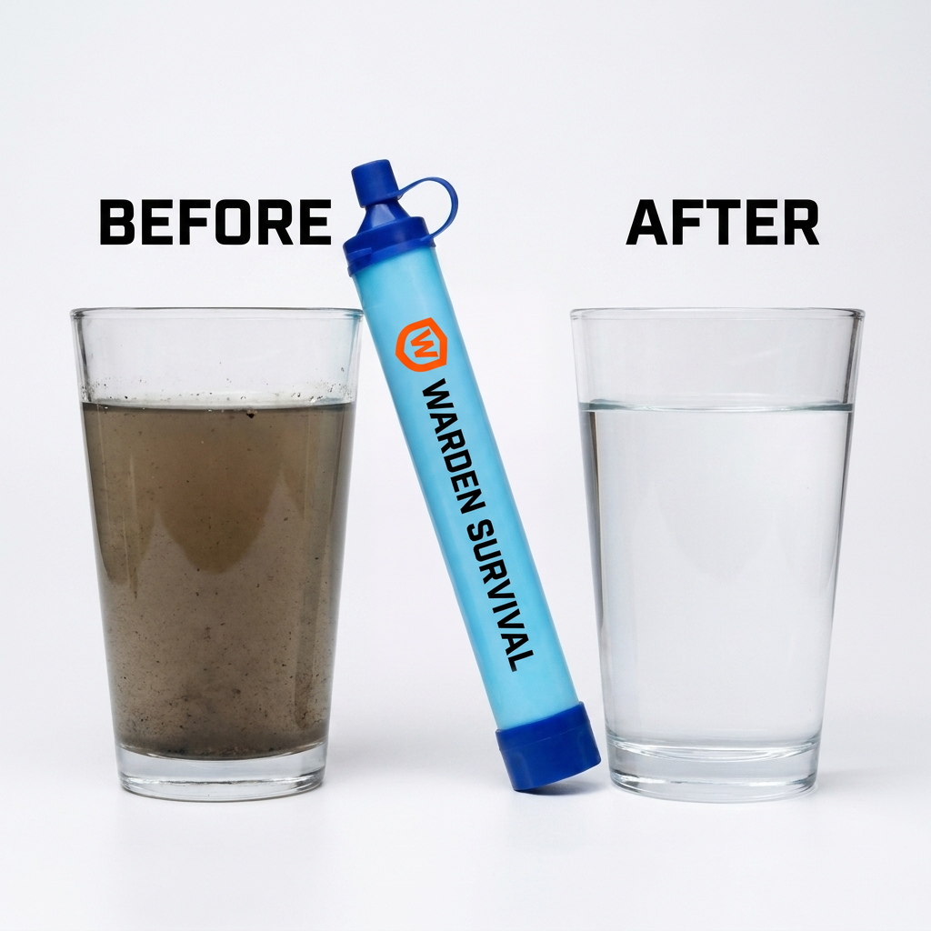 WARDEN-S1 Emergency Water Filter Straw